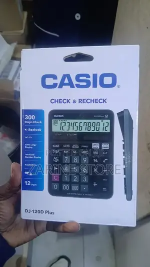 Dj-120d Plus Casio Calculator 12 Digit Calculator