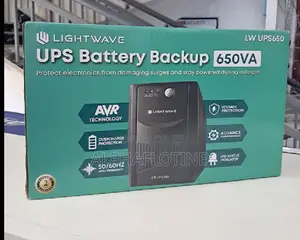 650va Ups With Automatic Voltage Regulation and Surge Protection