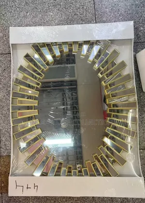 Sunburst Oval Luxury Wall Decor Mirror (Big Size)*