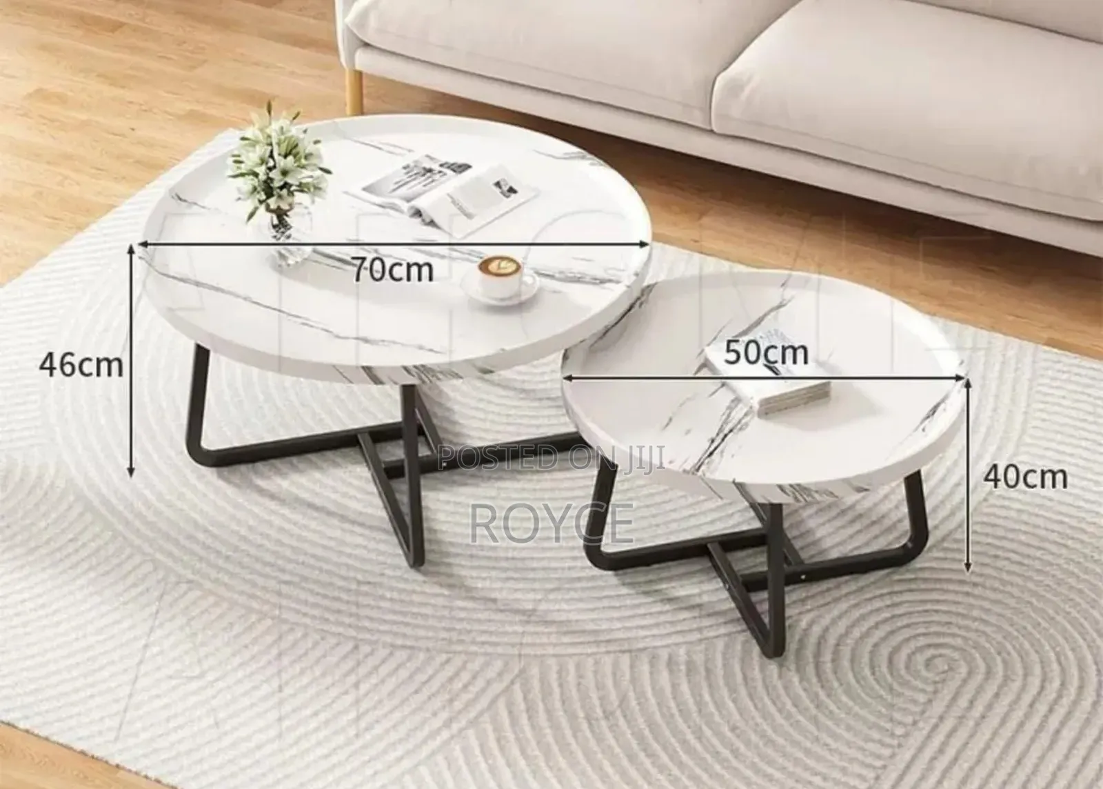 2 in 1 Minimalist Nesting Tables