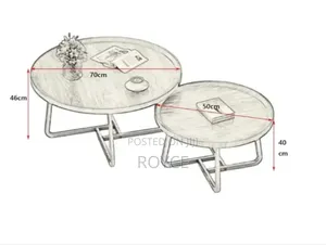 2 in 1 Minimalist Nesting Tables