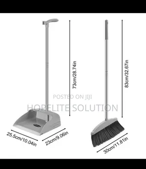 Large Broom and Dustpan