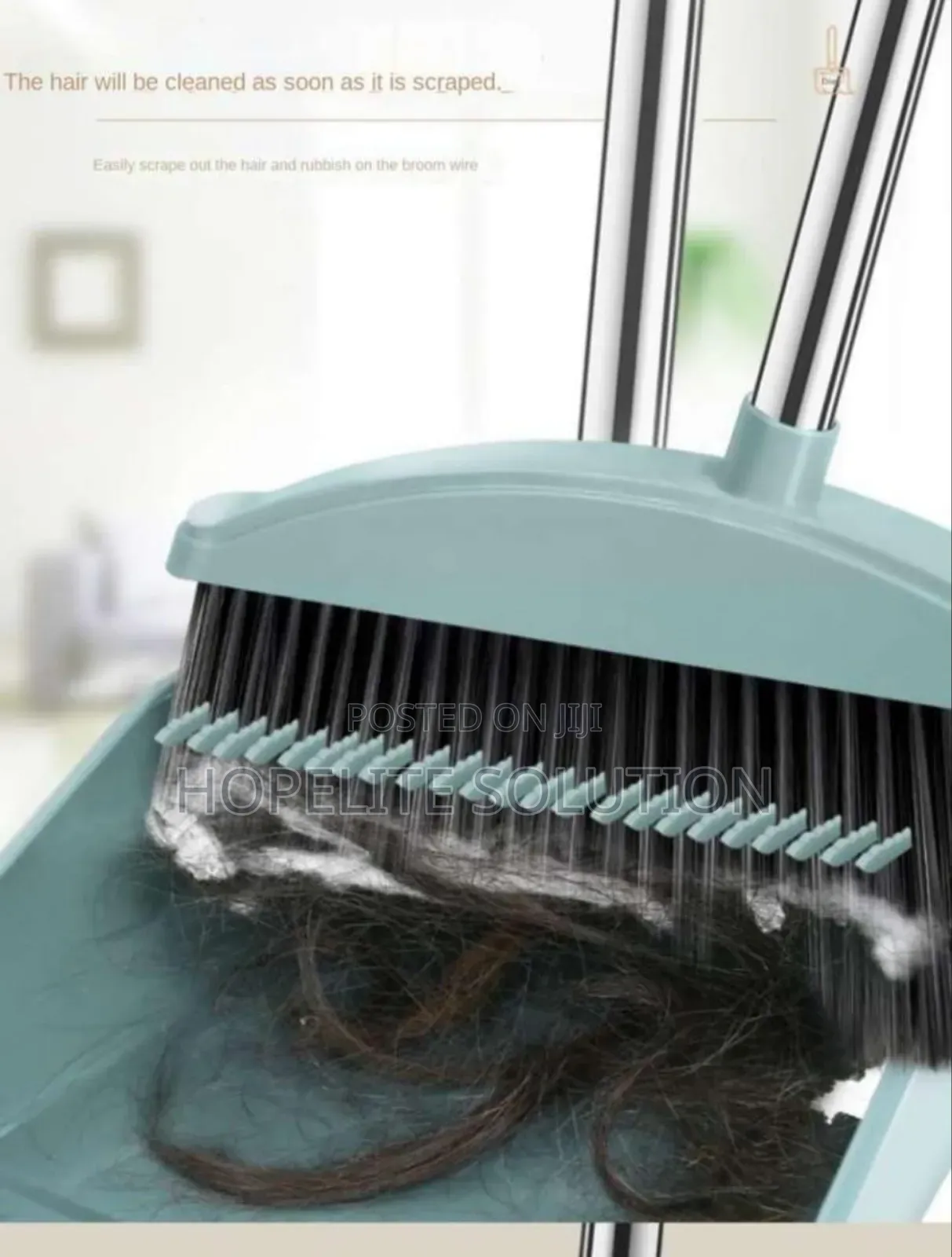 Large Broom and Dustpan