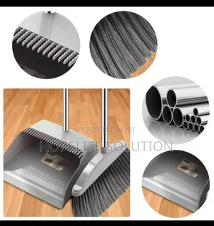Large Broom and Dustpan