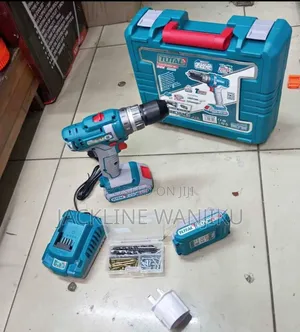 Total Impact Cordless Drill,/ 20v Total Rechargeable Drill