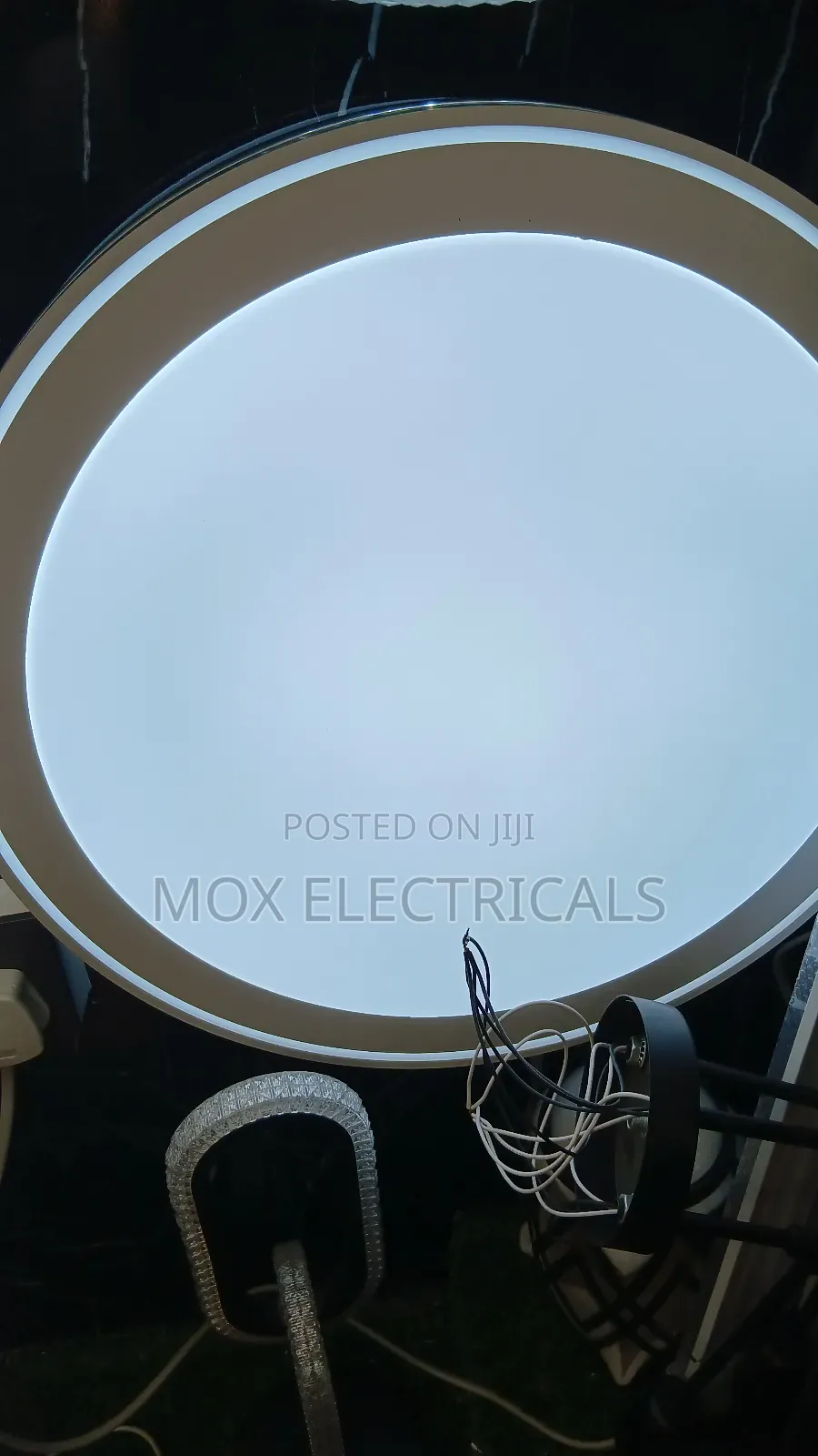 Carl Gilberts Double Ring Surface Ceiling Light