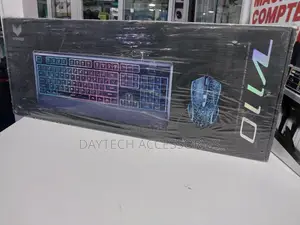 Rapoo V110 Wired Backlight Gaming Keyboard Mouse Combo - Black