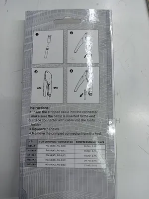 Coaxial Compression Tool Rg6/Rg59 F Connectors