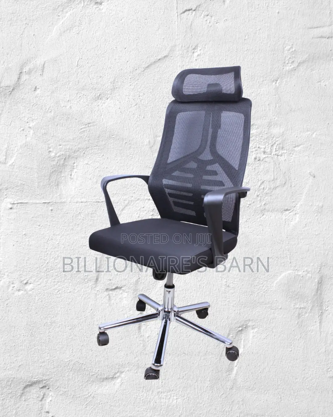 High Back Mesh Office Chair (Space-Saving) — Fast Seller