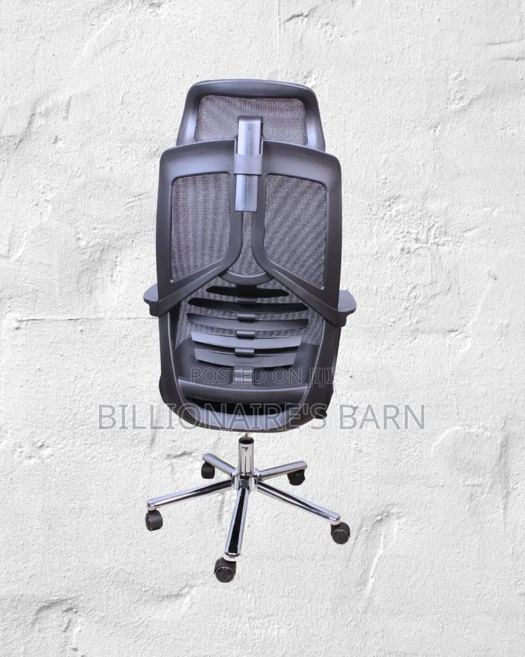 High Back Mesh Office Chair (Space-Saving) — Fast Seller