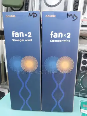 Rechargeable Dual Head Desktop Fan Usb Charging Cooling Fan.