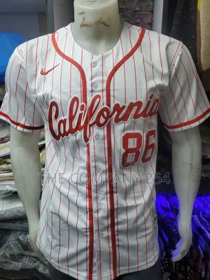Quality Polyester Buttoned Ny Baseball Free Size Jersey Available