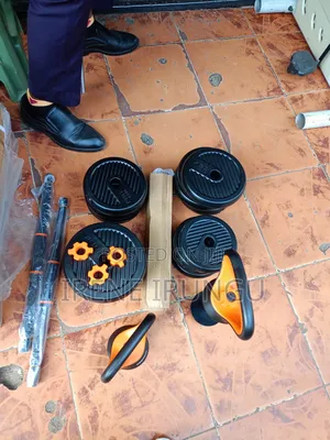 Barbell Rod, Kettlebell Dumbbell Set