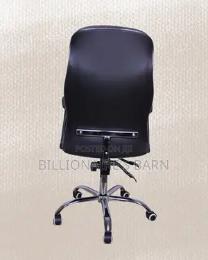 Executive Leather Office Chair | Heavy-Duty Steel Frame