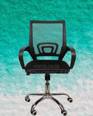 High-Back Secretarial Mesh Office Chair | Lumbar Support
