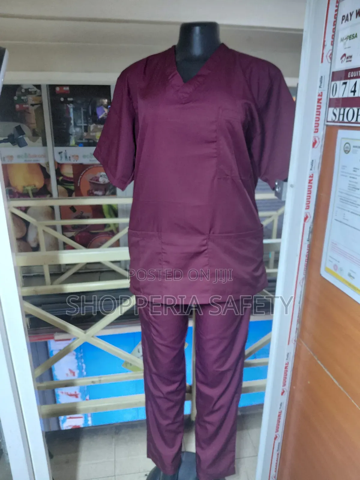 Maroon Masseuse/ Nurses/ Cleaners Uniform