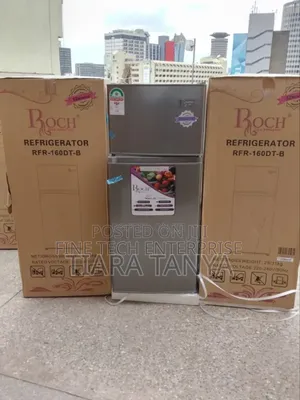 Roch Refrigerator Rfr-160-dt-b Double Door (125 Litres ) -