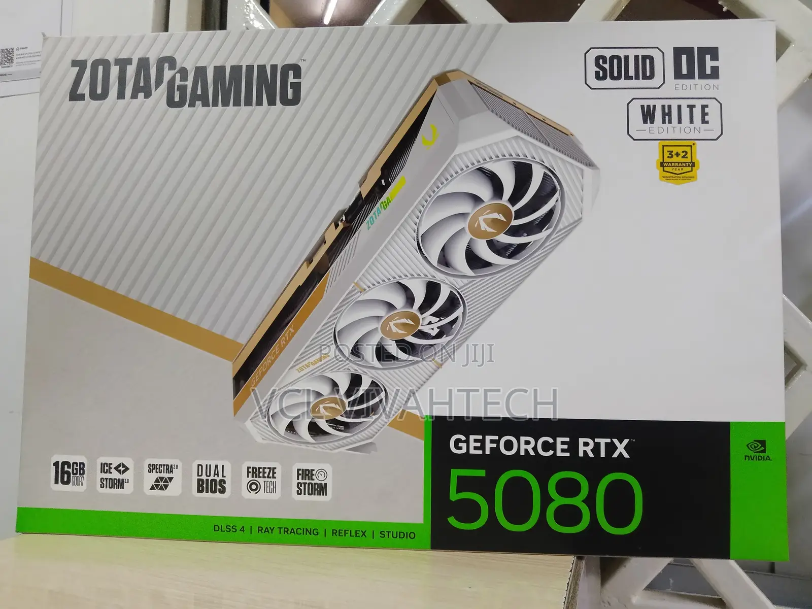Zotac Gaming RTX 5080 Solid Oc White Edition 16gb Gddr7 Graphics Card