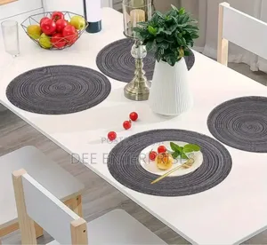 Elegant Round Woven Placemats