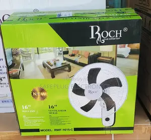 Roch 16" Wall Mounting Fan 1200 Adjustable Air Flow, RWF-1615-C