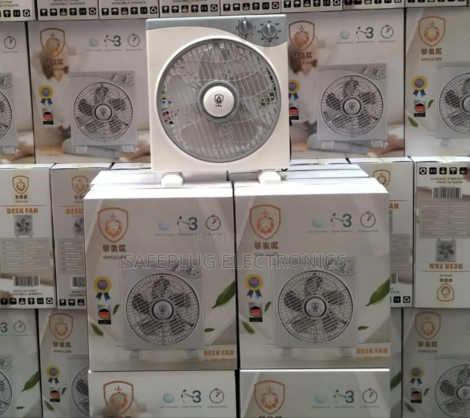 Urk Table/ Desk Fan - Manual Function Setting