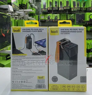 Budi Pb810b 30000mah *65w* Pd Fast Charging Power Bank