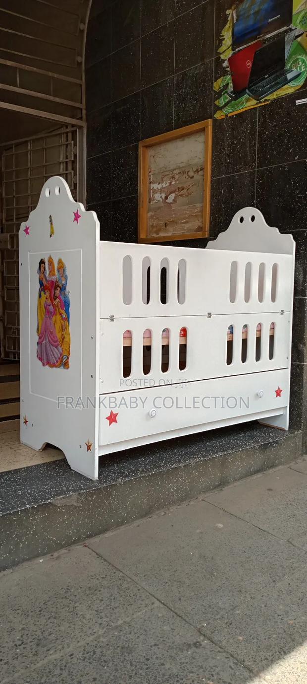 Mdf Classic Baby Cot (4 By2) Feet