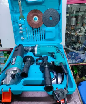 Makita Electric Drill Angle Grinder Combo Kit.