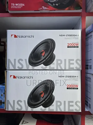 Nakamichi 2000watts 12 Inch Powerful Bass Subwoofer Speakers