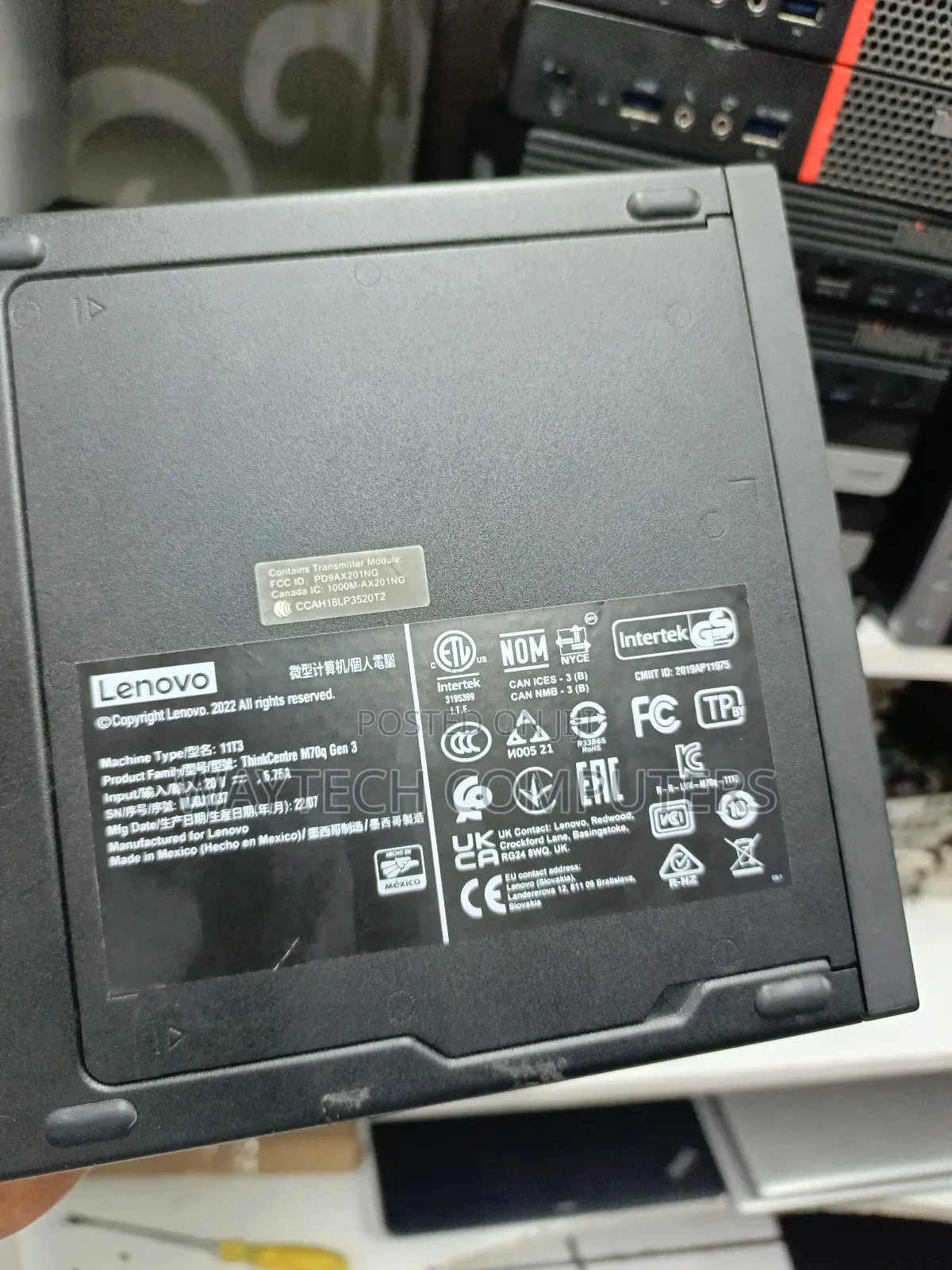 Lenovo ThinkCentre M715 Tiny 16GB Intel Core I7 SSD 512GB