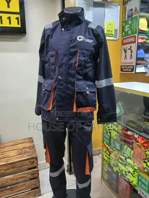 Construction Safety Suits With Hi-Vi Lines
