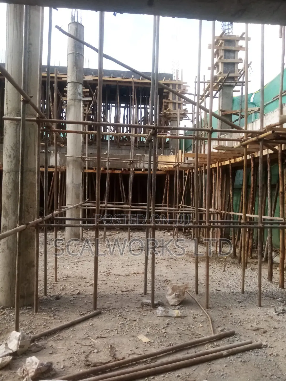Professional Tube Clamp Scaffolding Setup Rental