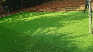 Green Grass Carpet Football Pitch