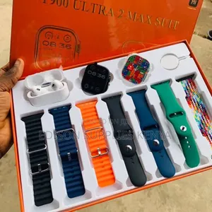 Smart Watch T900 Ultra 2 Bluetooth Calling, Free Earbuds, 7straps