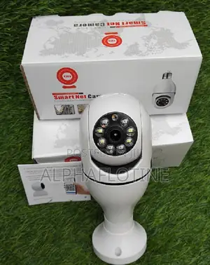 360° Panoramic View Double-Lens Bulb Cameras