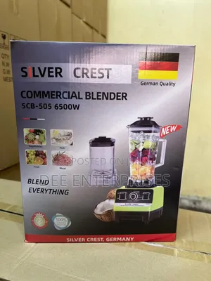6500 Watts Silver Crest Commercial Blender