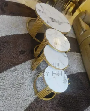 4 in 1 Executive Pure Marble Table