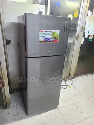 Silver Hotpoint Refrigerator Fridge