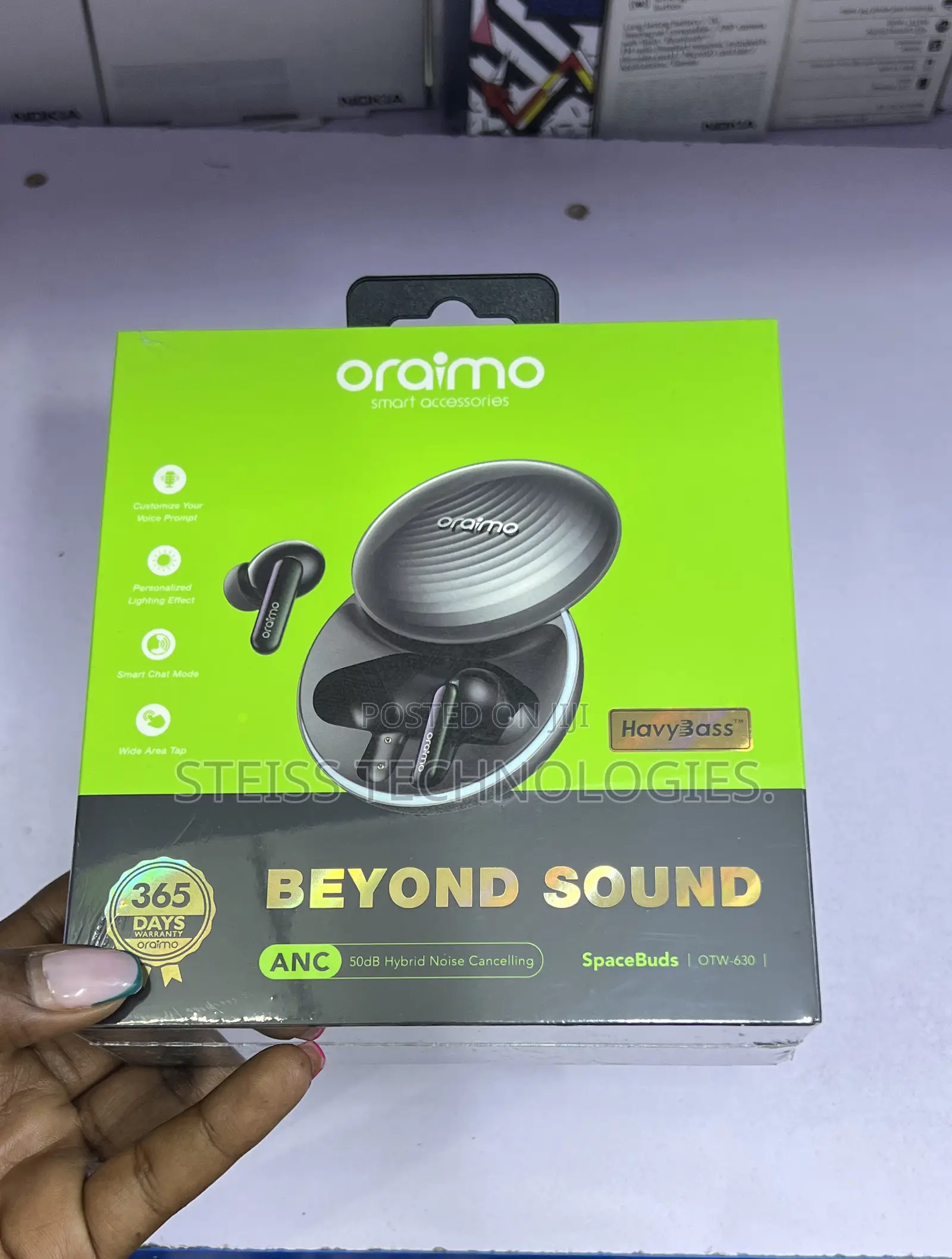 Oraimo-Wireless Spacebuds.