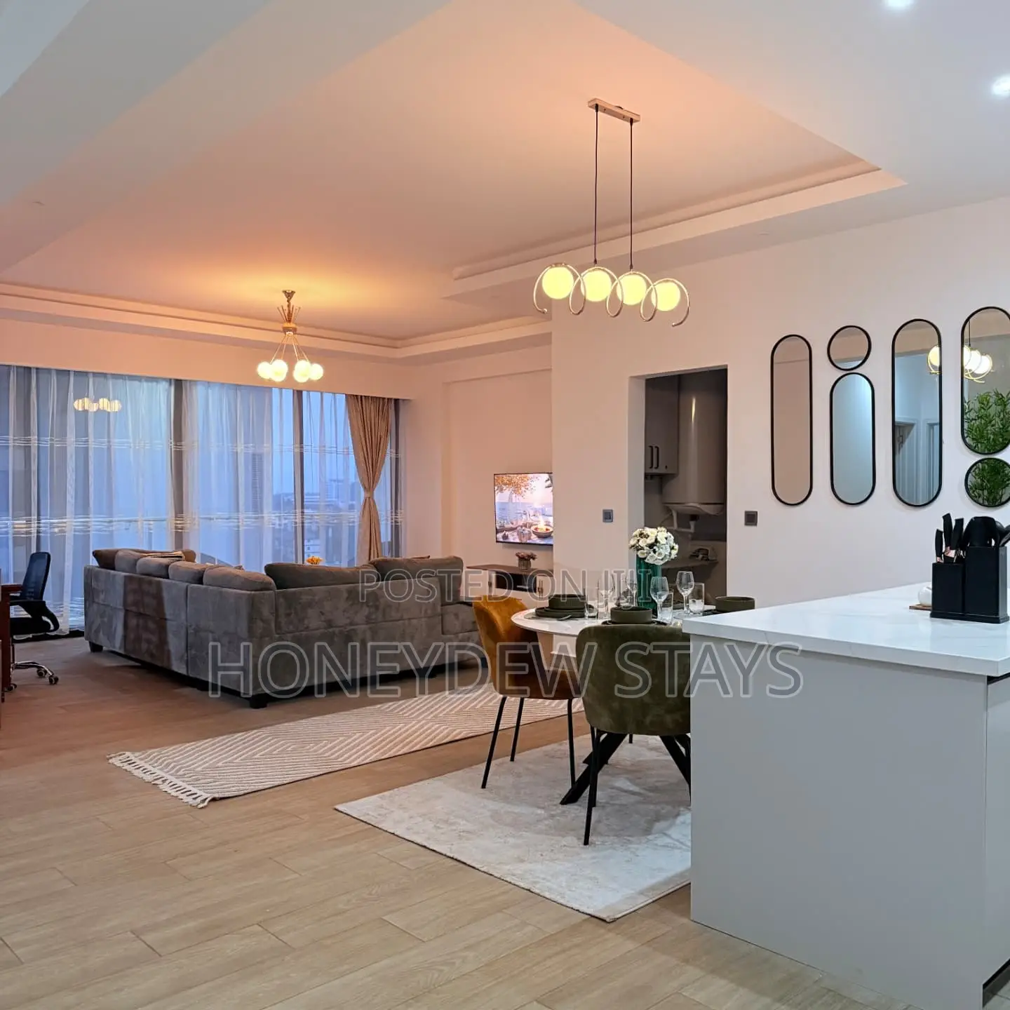 Furnished Luxury 3br Apartment at Riverside Square