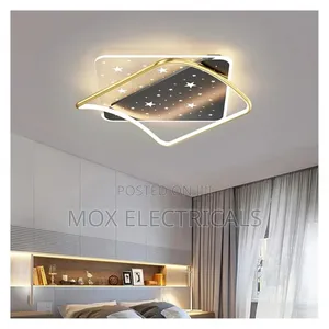 Flush Mount Bedroom Kitchen Island Table Remote Control Ceiling Lamp