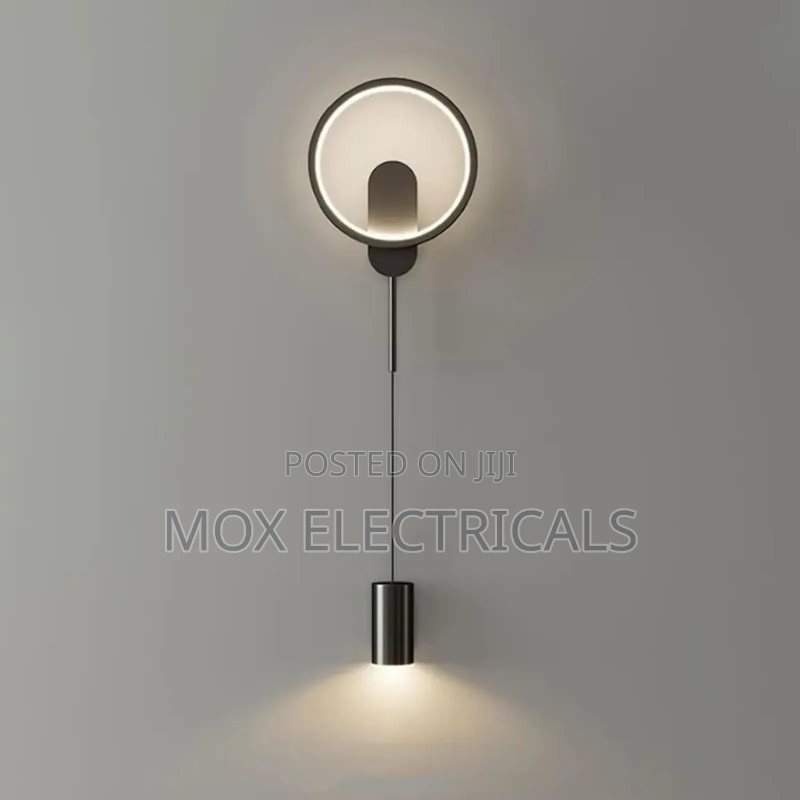 24w Industrial Hanging Wall Light, 3 Color Modes