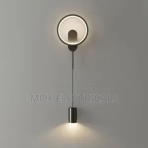 24w Industrial Hanging Wall Light, 3 Color Modes