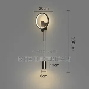 24w Industrial Hanging Wall Light, 3 Color Modes