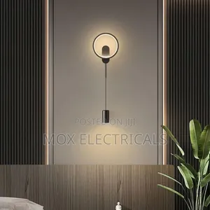 24w Industrial Hanging Wall Light, 3 Color Modes
