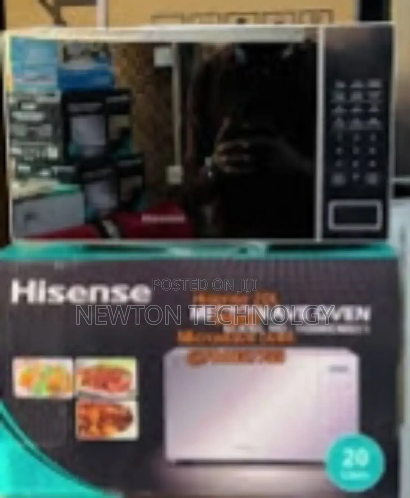 Hisense Microwave Silver Digital