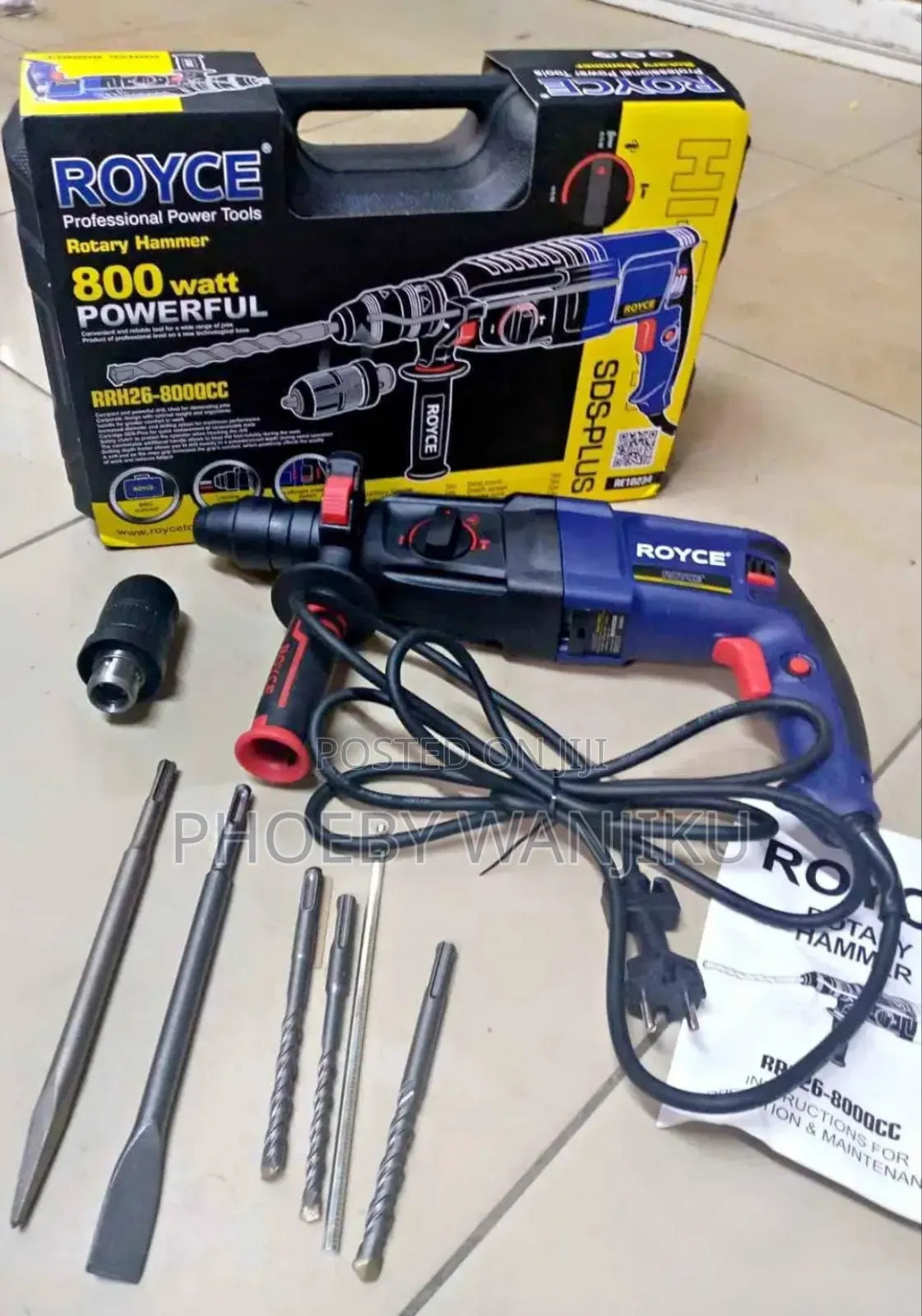 Royce 800watts Rotary Hammer Drill/Royce Rotary Hammer