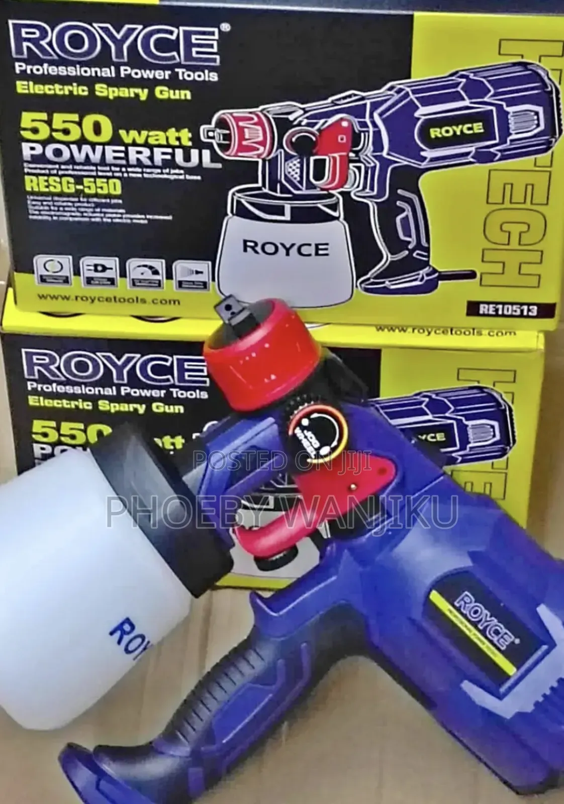 Heavy Duty Spray Gun/Royce 550watts Spray Gun