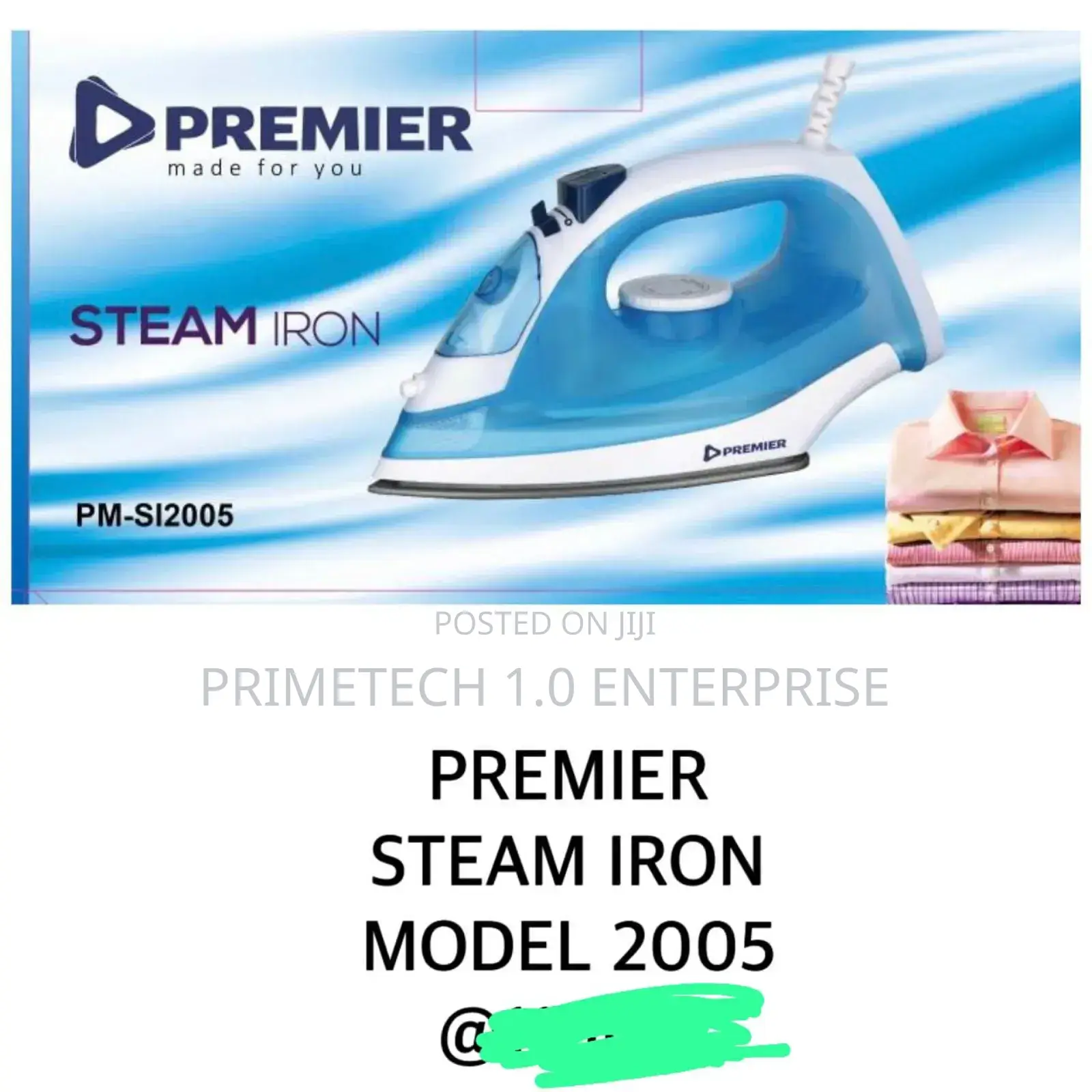 Premier Steam Iron Box Model 2005