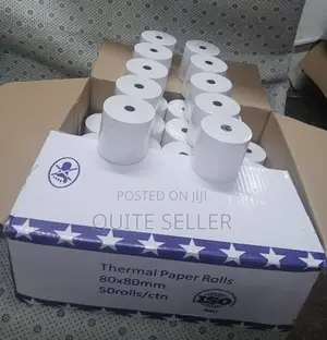New , Thermal Paper Roll 80mm X 80mm - Printing Is Done Amazingly Fast